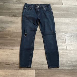 Kut from Kloth, Skinny, distressed, size‎ 6, dark denim